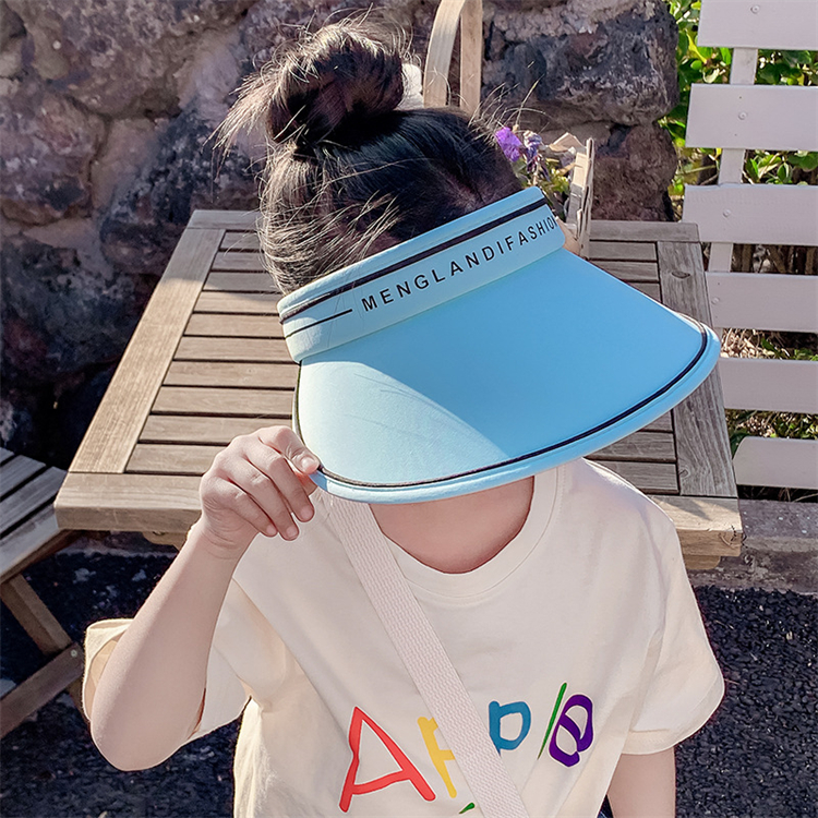 兒童夏季防曬空頂帽時尚遮陽