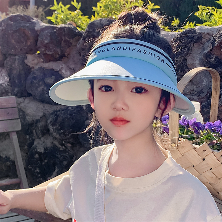 兒童夏季防曬空頂帽時尚遮陽