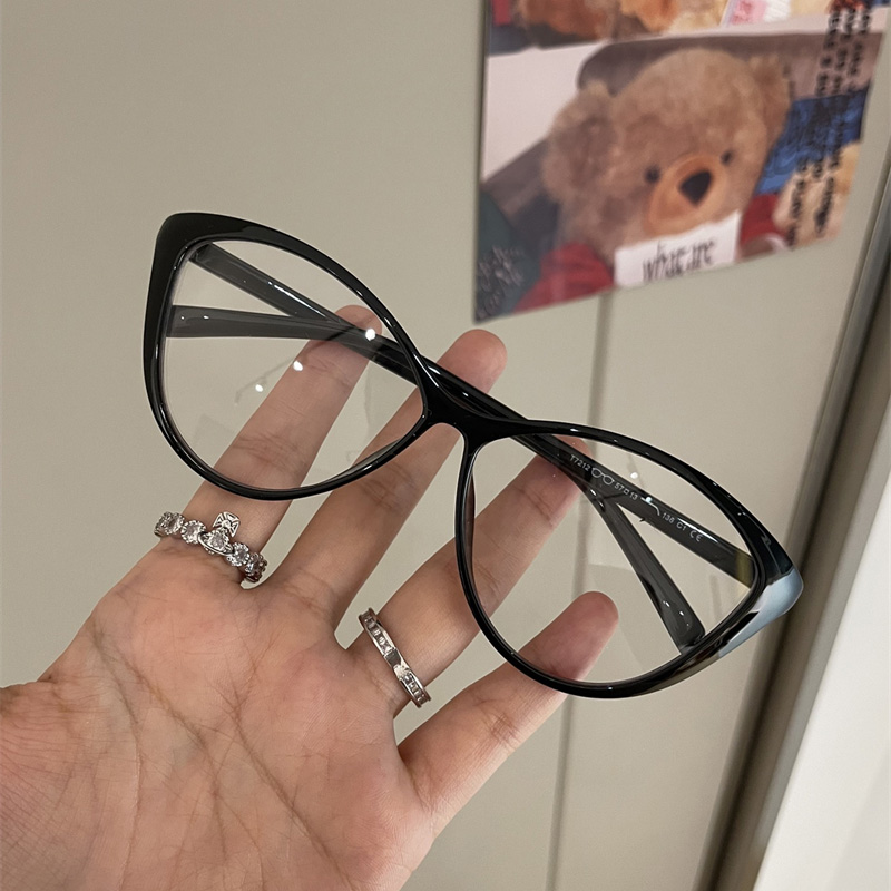 時髦感凹造型貓眼鏡框 小紅書推薦