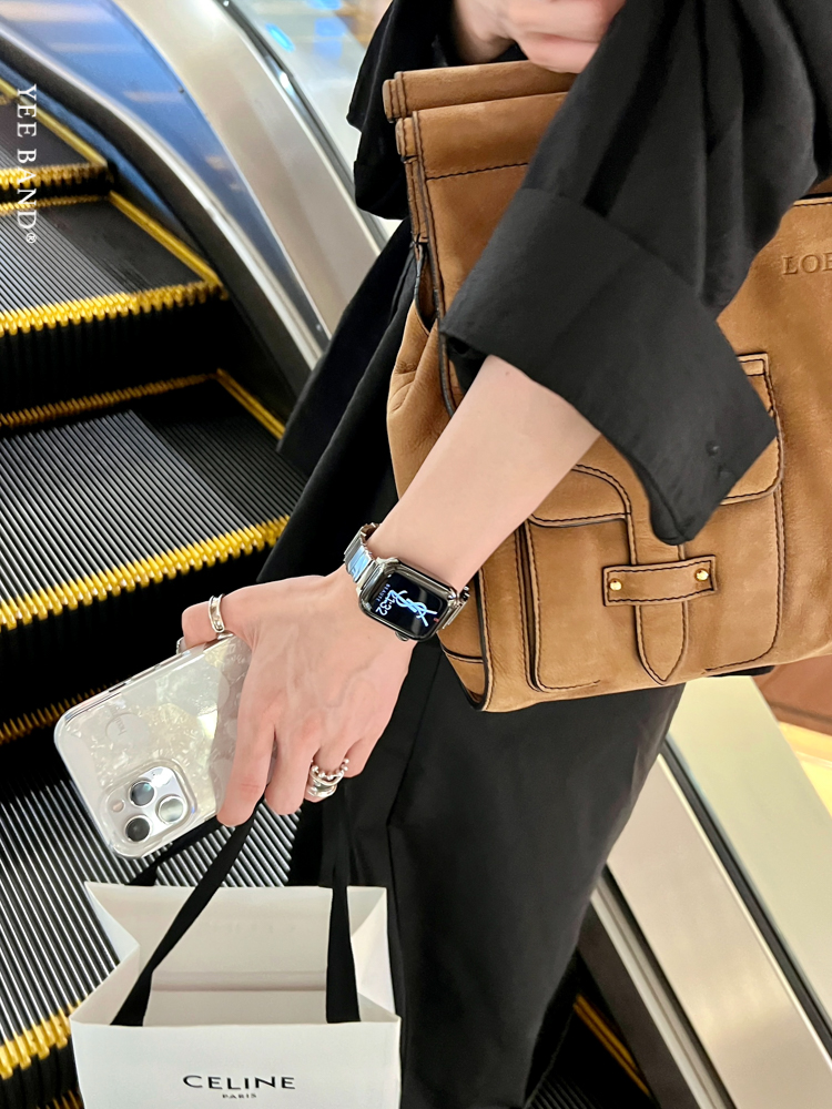 萬花筒不規則設計不鏽鋼iwatch 錶帶