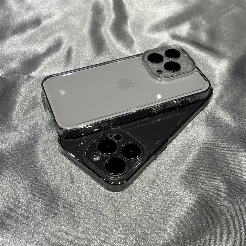 簡約高級透明iPhone手機殼32