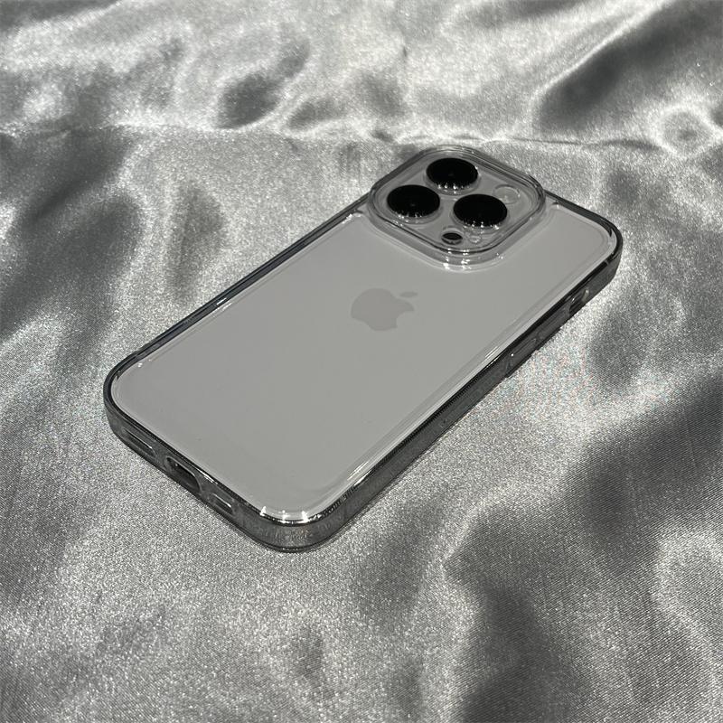 簡約高級透明iPhone手機殼32